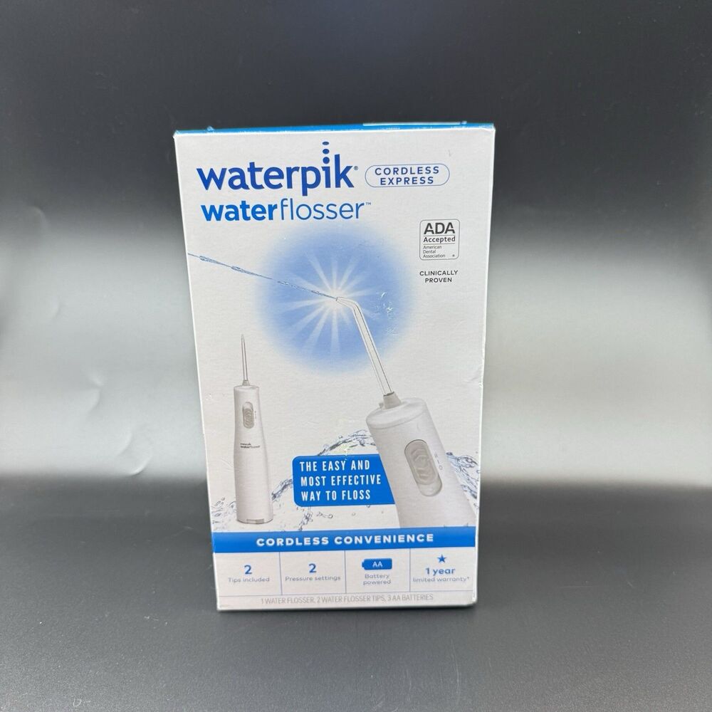 Waterpik WF-02W011 Cordless Express Water Flosser, Brand New in Box